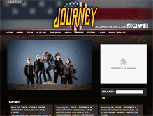 Tablet Screenshot of journeymusic.com